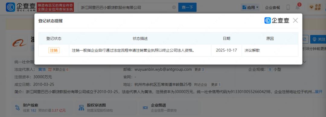 阿里巴巴有没有农民贷款_淘宝贷款业务承接_阿里小贷注销